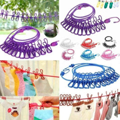 Portable Indoor Drying Rope – Clip, Hang & Dry Anywhere!