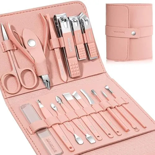 ✨ 16-in-1 Manicure & Pedicure Kit – Your At-Home Nail Spa!