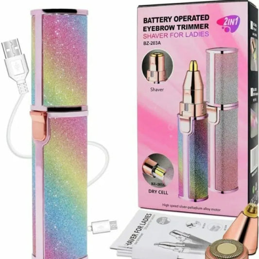 Flawless Hair Remover for Women – 2-in-1 Facial & Body Hair Removal Tool